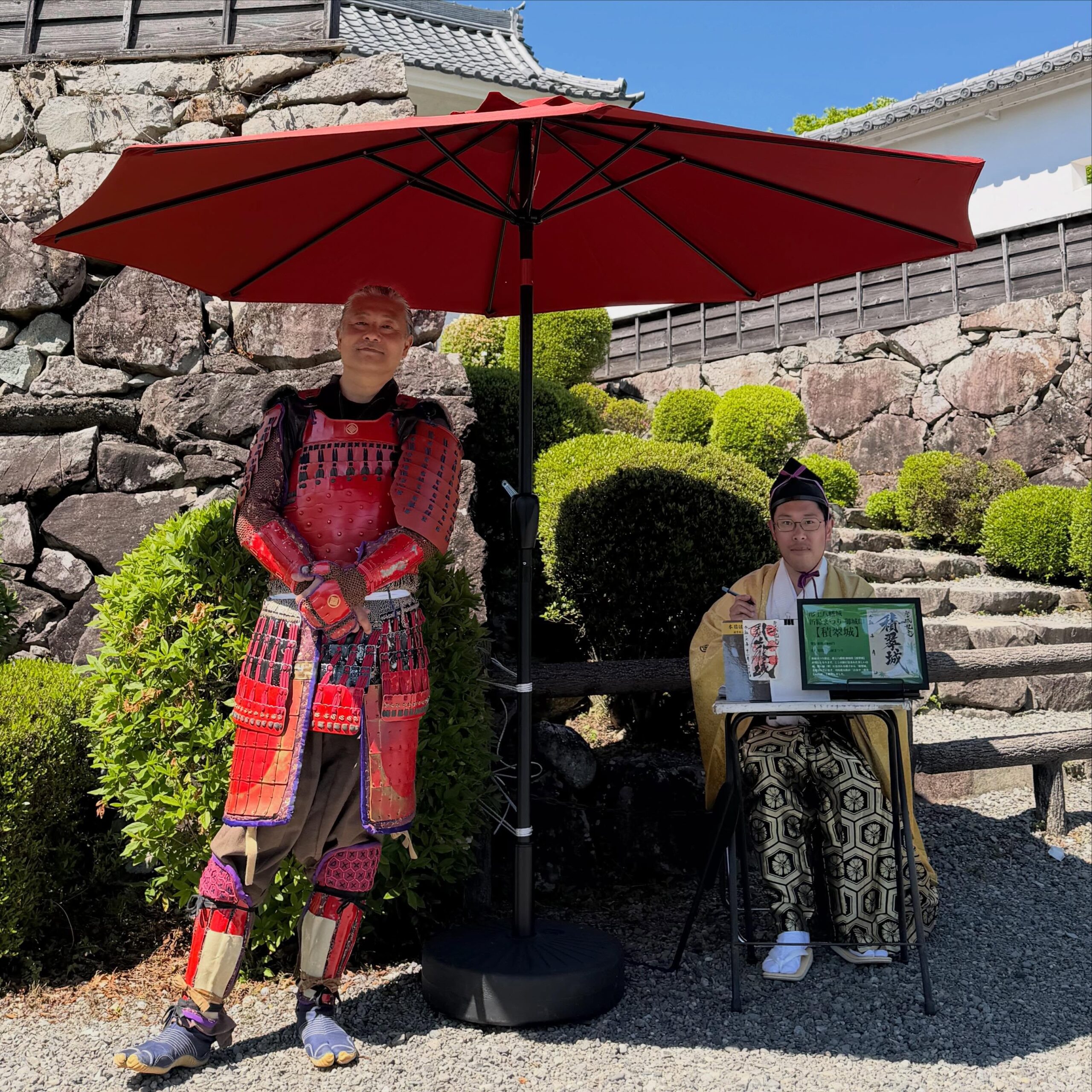 郡上八幡城主　青山家代十五代当主　登城🏯